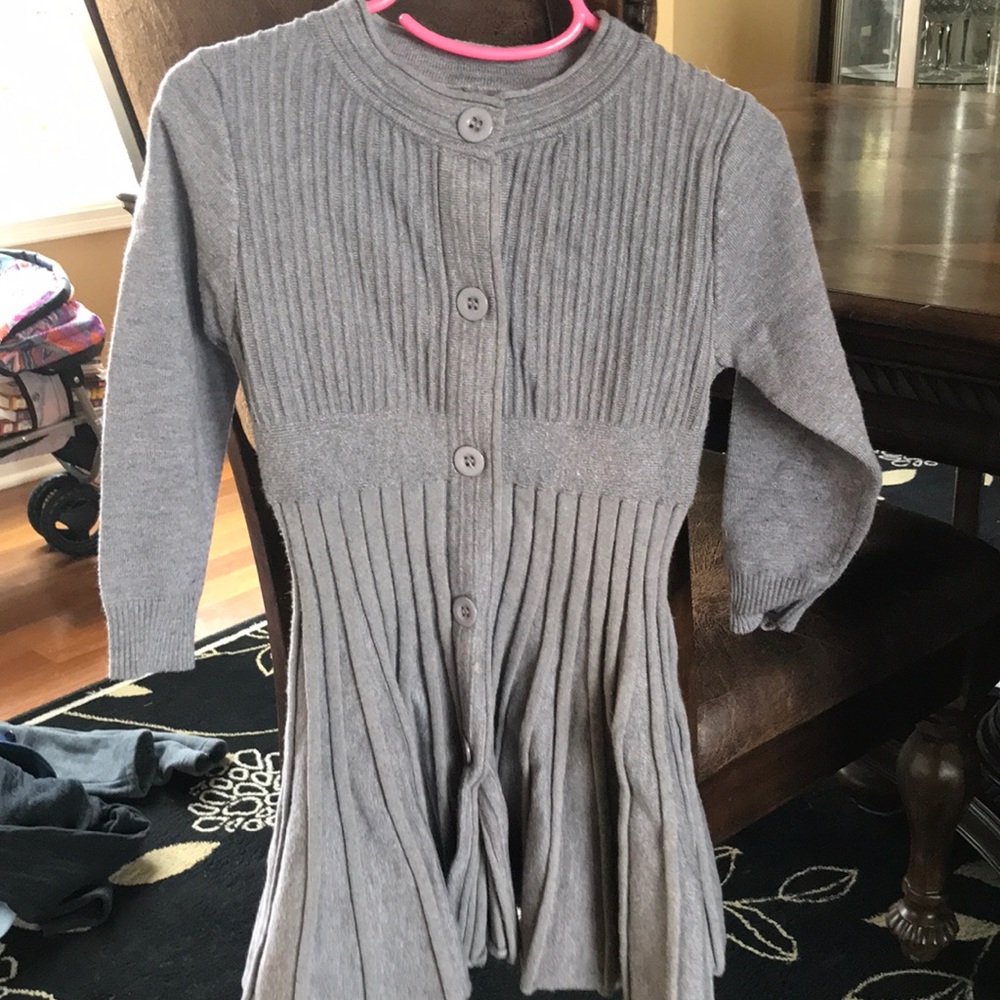 Size is 4-5T,color is gray,brand is Smiling Pinker